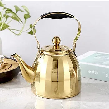 Star Flash Gold Stainless Steel Tea kettle 1.5L | Star Flash In Lebanon