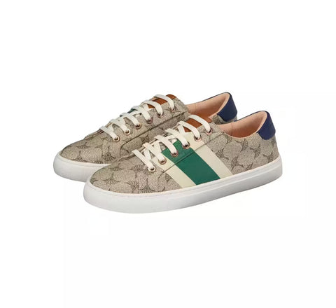 Joop Women's Beige & Green Mazzolino Due Coralie Sneakers | Joop In Lebanon