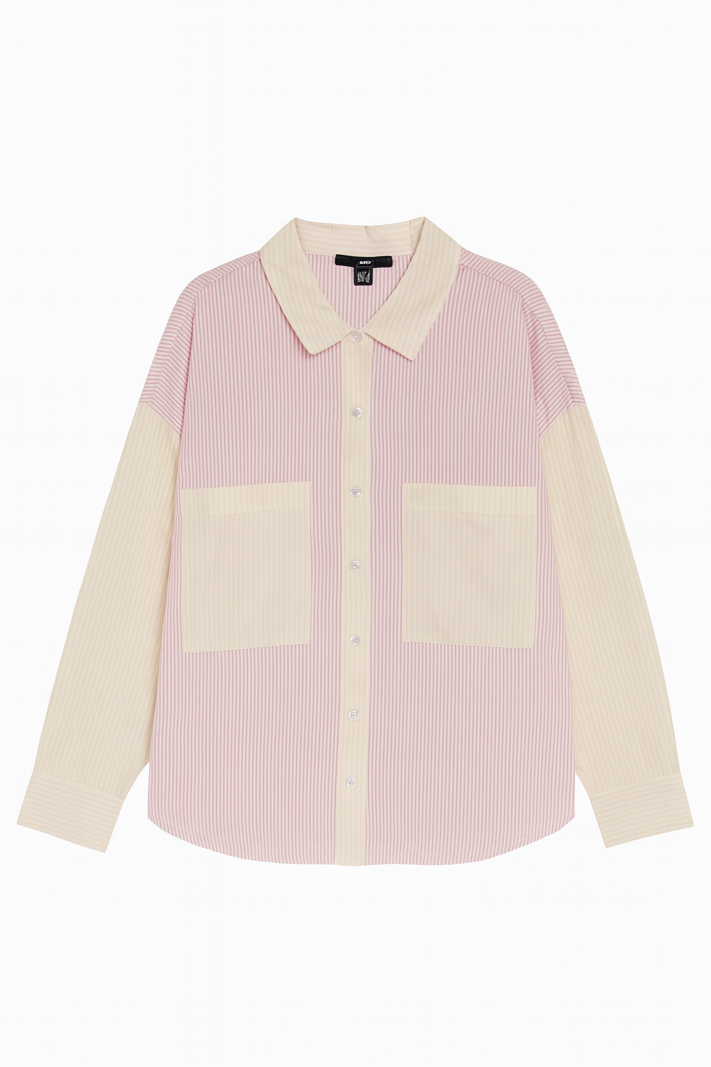 Forever 21 Women's Multicolor Striped Woven Shirt | Forever 21 In Lebanon