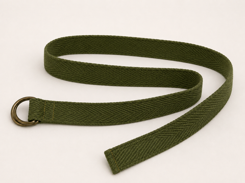Charanga Boy's Olive Woven Double Ring Belt | Charanga In Lebanon
