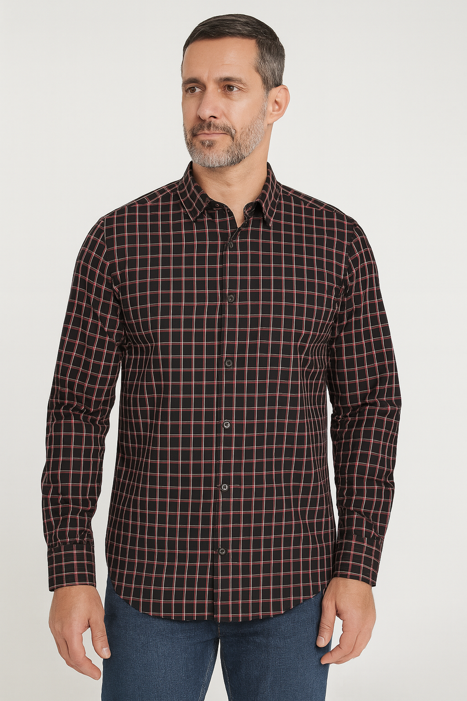 Voyager Men's Multicolor Long-Sleeve Shirt| Voyager In Lebanon