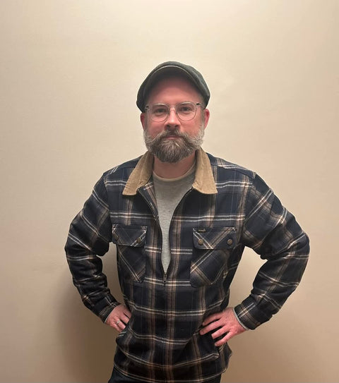 Wrangle Men’s Navy Blue Sherpa Lined Flannel Shirt | Wrangle In Lebanon