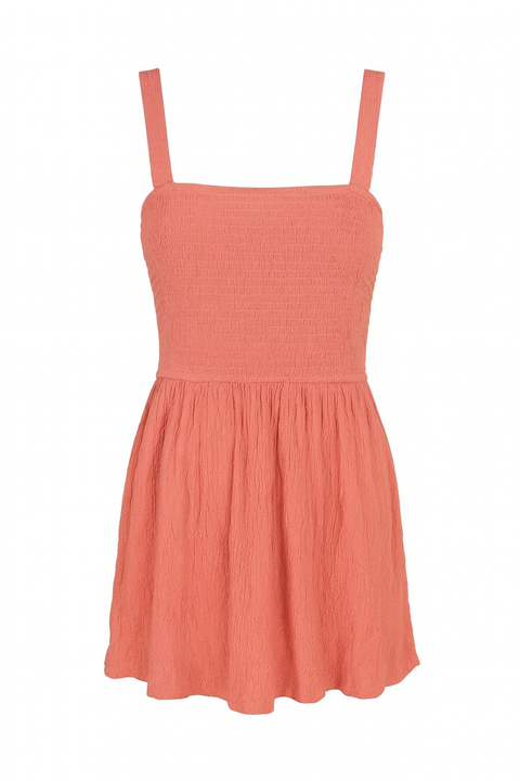 Forever 21 Women's Coral Open Back Sleeveless Dress | Forever 21 In Lebanon