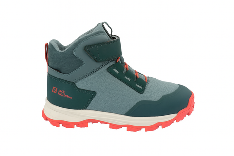 Jack Wolfskin Girl's Green Cyrox Texapore Mid K Sneakers |Jack Wolfskin in Lebanon