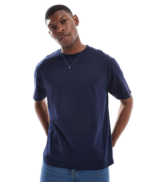 Lee Men's Navy Round Neck Short Sleeve T-Shirt | Lee In Lebanon