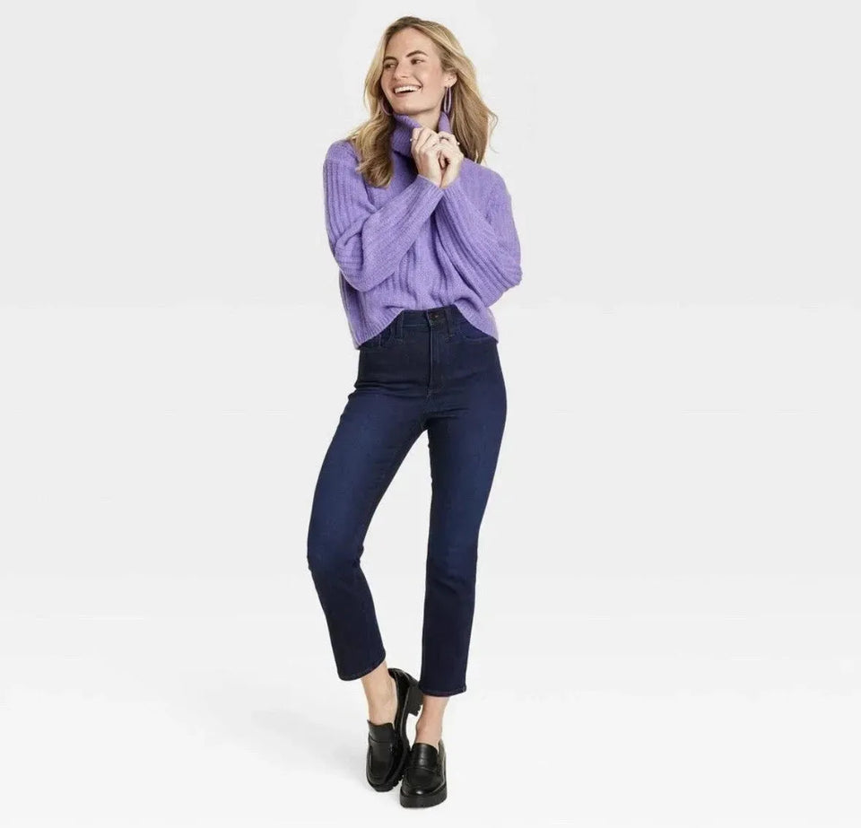 Universal Thread Women's Navy High Rise Bootcut Jeans| Universal Thread In Lebanon