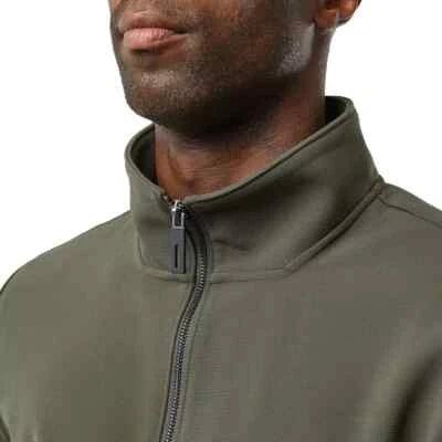32°Degrees Heat Men's Green Pique Full Zip Jacket |32°Degrees Heat In Lebanon