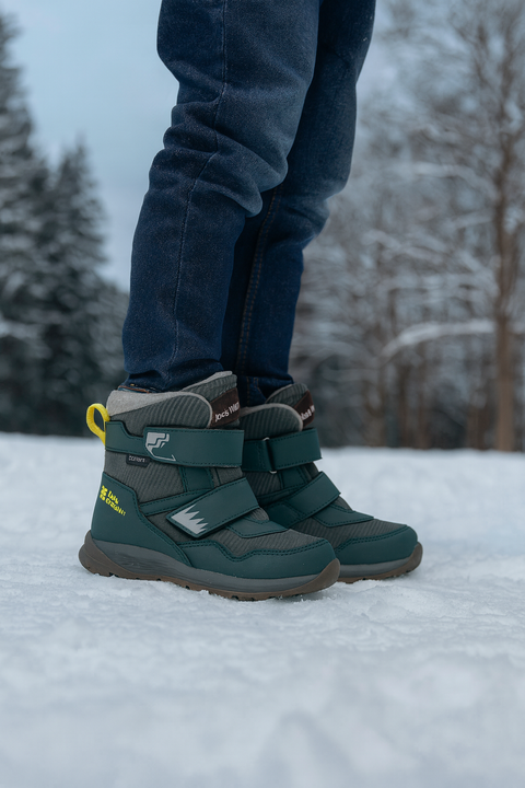 Jack Wolfskin Boy's Khaki Polar Bear Texapore Mid VC K Boots |Jack Wolfskin in Lebanon