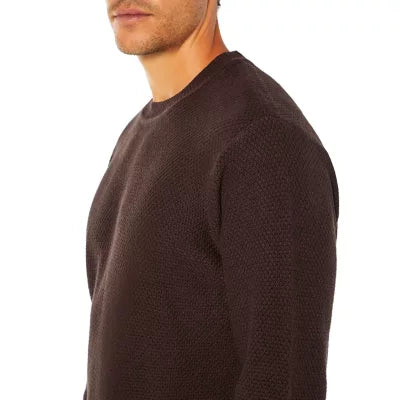 Banana Republic Men's Brown Crew Neck Long Sleeve Blouse |Banana Republic In Lebanon
