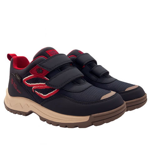 Jack Wolfskin Boy's Navy Blue Sunset Hike Texapore Low VC K |Jack Wolfskin in Lebanon