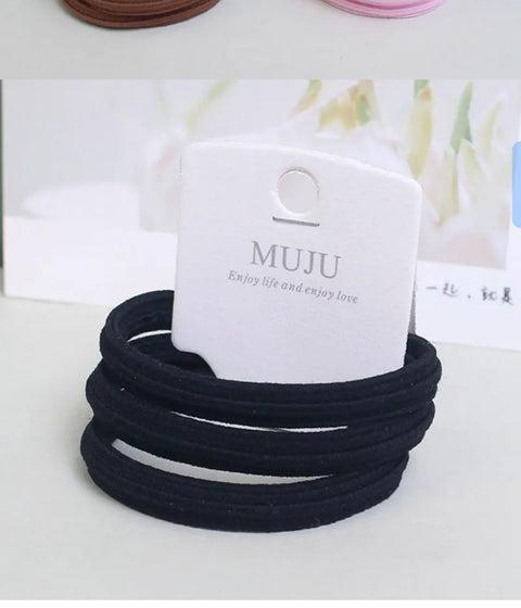 3Piece Set of Thick and High Elastic Hair Tie Simple Stripes Do Not Hurt Scrunchie High Ponytail Head Tie for Girl women