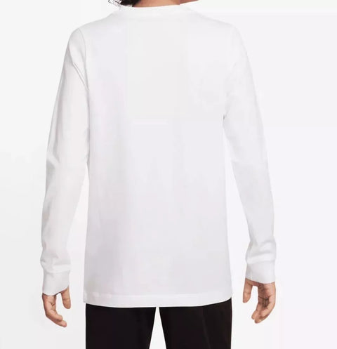Nike Boy's White Long-Sleeve Blouse | Nike In Lebanon