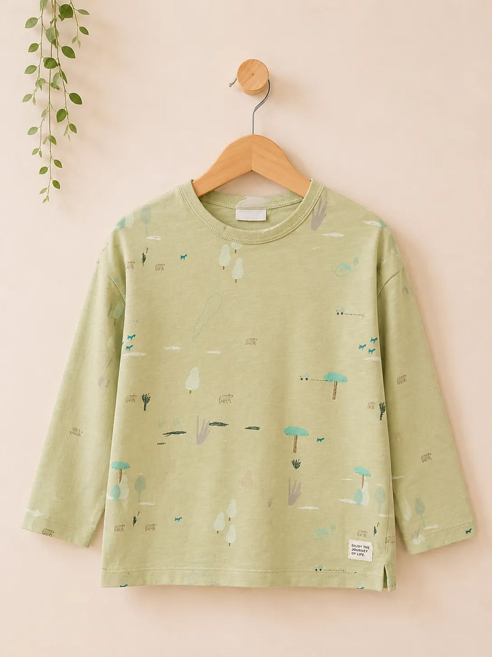 Zara Boy's Light Green Long Sleeve Blouse | Zara In Lebanon