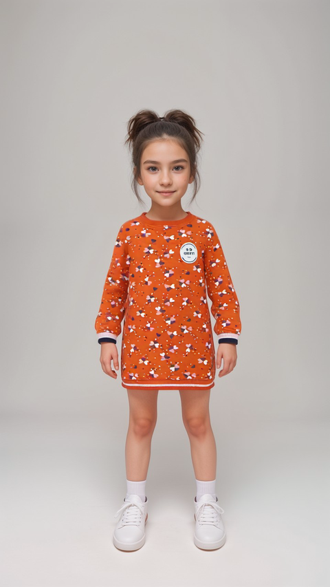 S.Oliver Girl's Red Long-Sleeve Dress |S.Oliver in Lebanon