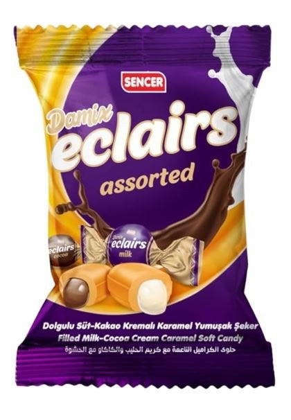 Sencer Damix Assorted Milk-Cocoa Cream Caramel Soft Candies 600g | Sencer In Lebanon