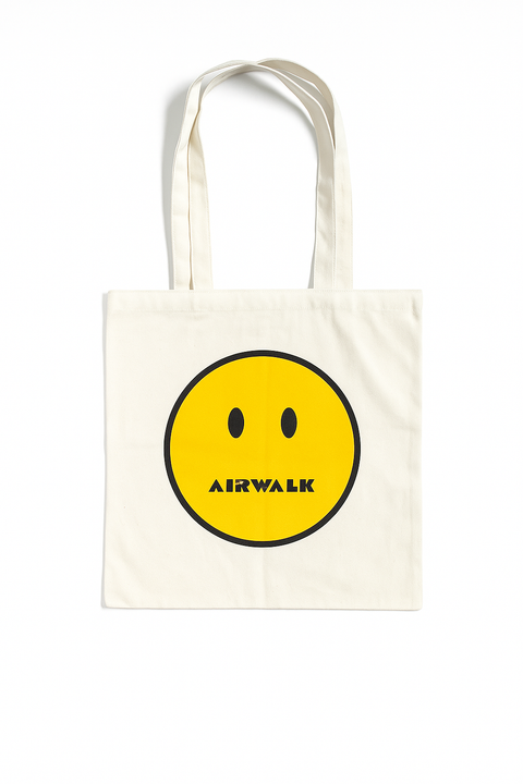 Forever 21 Women's White/Multi Air-walk Happy Face Tote Bag | Forever 21 in Lebanon
