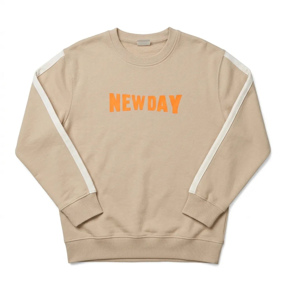 Zara Girl's Sand Crew Neck New Day Graphic Sweatshirt|Zara in Lebanon