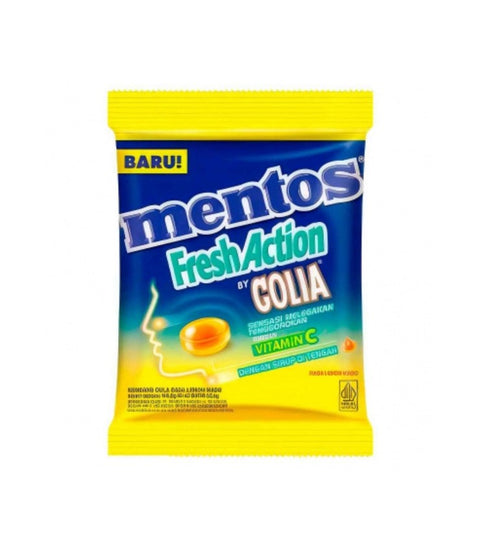 MENTOS Fresh Action Golia Honey-Lemon with Vitamin C 100g