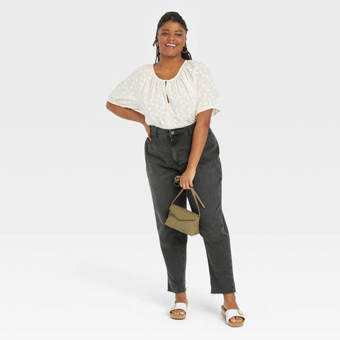 Universal Thread Women's Black High-Rise Boyfriend Jeans|Universal Thread In Lebanon