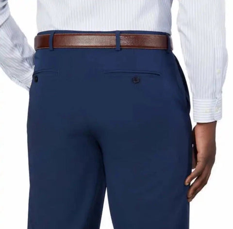 Greg Norman Men’s Navy Blue Classic Fit Pant  | Greg Norman In Lebanon