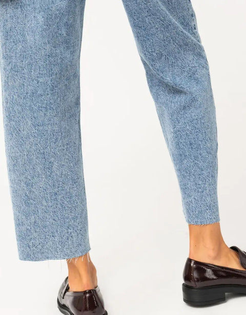 Rag & Bone Women's Blue Miramar Elastic Waist Twill Pants | Rag & Bone In Lebanon