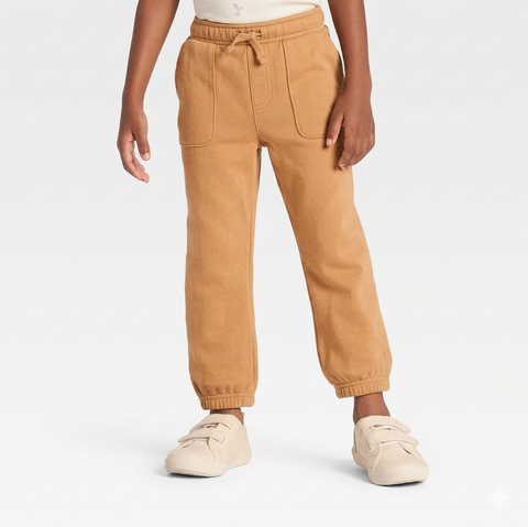 Cat & Jack Boy's Tan Fleece Jogger Sweatpants | Cat & Jack In Lebanon