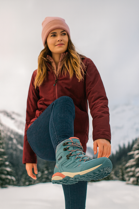 Jack Wolfskin Girl's Mint Trial Hiker Texapore Mid K Sneakers |Jack Wolfskin in Lebanon