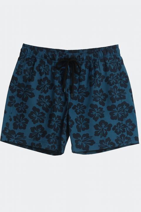 Forever 21 Men's Petrol Floral Printed Short | Forever 21 In Lebanon
