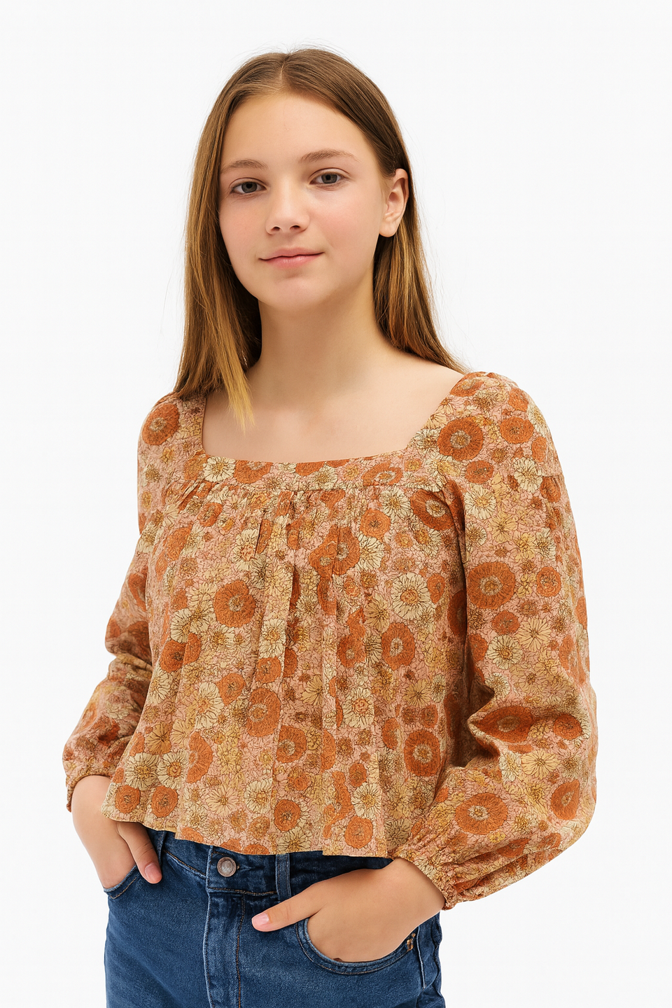 Levis Girl's Multicolor Blouse ABFK1