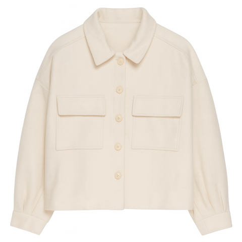 Leger Women's Beige Cropped Jacket |Leger in Lebanon