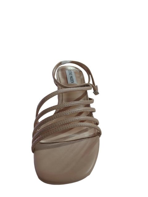 Steve Madden Women's Tan Leather Heeled Sandal | Steve Madden In Lebanon