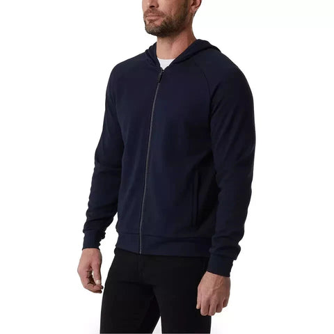 32 Degrees Men's Navy Long Sleeve With Hat Jacket |32 Degrees In Lebanon