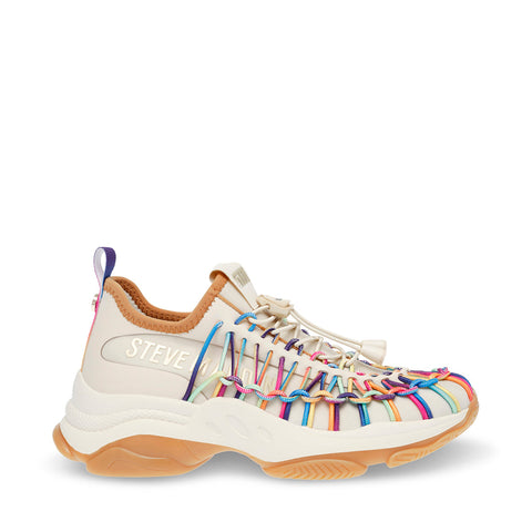 Steve Madden Women's Bone Multi Synthetic Prome Nade Sneakers | Steve Madden In Lebanon