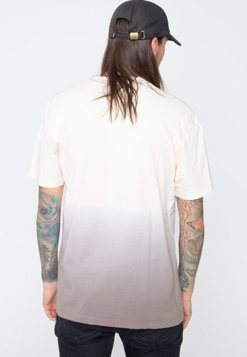 Forever 21 Men's White & Taupe Loose T-shirt | Forever 21 In Lebanon