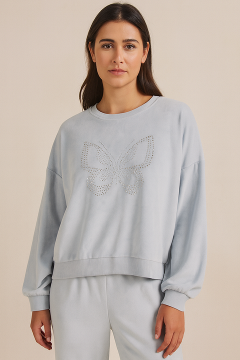 Grayson Threads Women's Light Blue Sweatshirt  | Grayson Threads in Lebanon