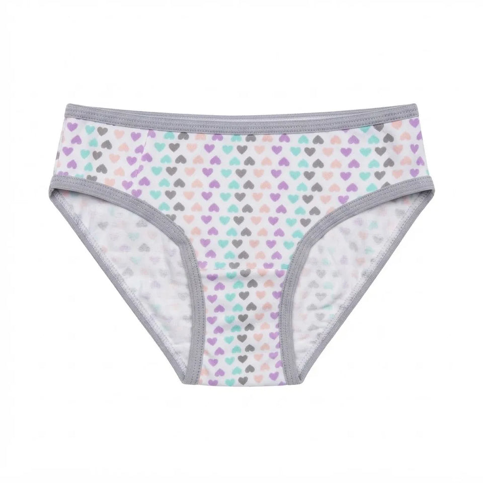 Maidenform Girl's Multicolor Heart Print Briefs