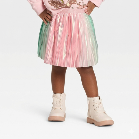 Dr. Seuss Girl's Pink The Grinch Christmas Fleece Sweatshirt and Skirt Set | Dr. Seuss In Lebanon
