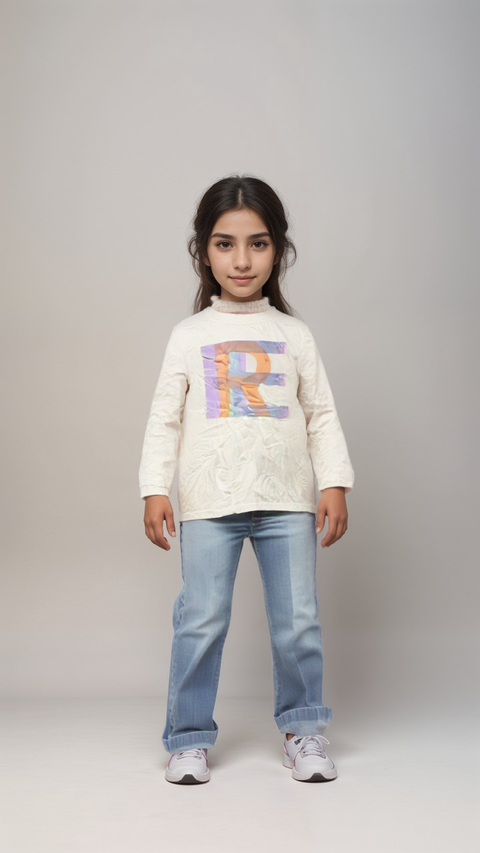 S.Oliver Girl's Beige Long-Sleeve Blouse |S.Oliver in Lebanon