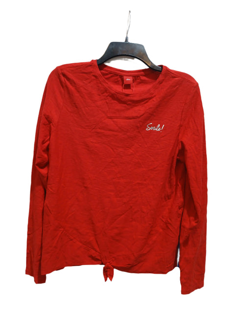 S.Oliver Girl's Red Long-Sleeve Blouse |S.Oliver in Lebanon