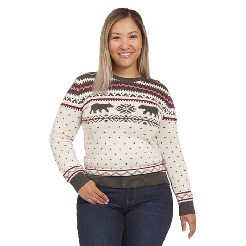 Lands' End Women’s Multicolor Knitted Long Sleeve Sweatshirt | Lands' End In Lebanon