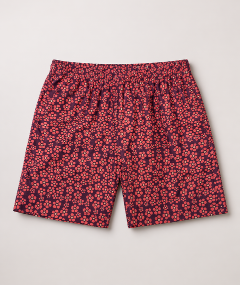 SD Boy's Red Floral Printed Shorts | SD in Lebanon