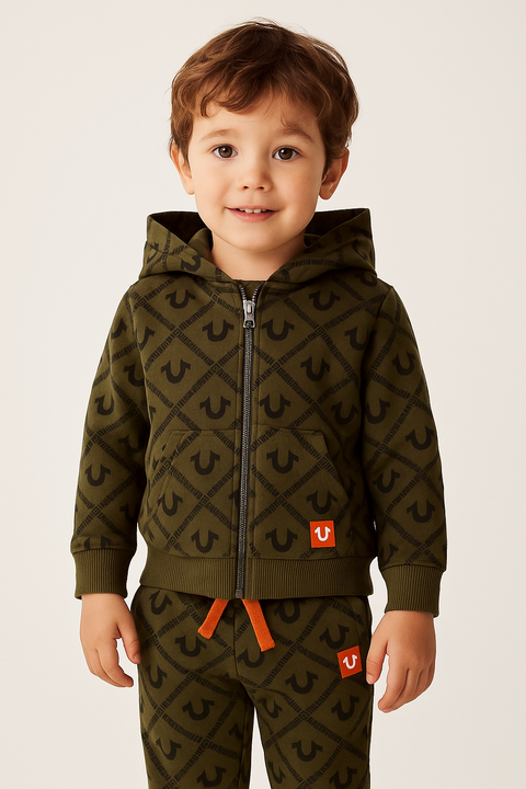 True Religion Boy's Dark Green Pajama Set |True Religion in Lebanon