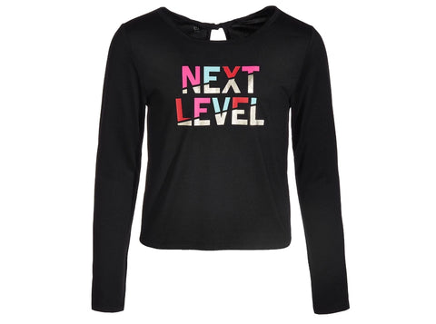 ID Ideology Girl's Printed Twist Back Long-Sleeve Blouse | ID Ideology In Lebanon
