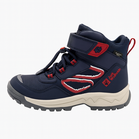 Jack Wolfskin Boy's Navy Sunset Hike Texapore Mid K Sneakers |Jack Wolfskin in Lebanon