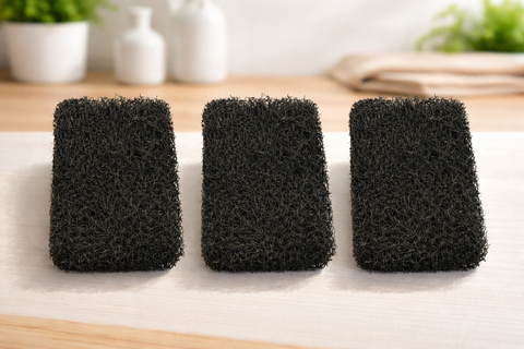 Sinsay Black Pack Of 3 Dishwashing Scrub Sponge | Sinsay In Lebanon