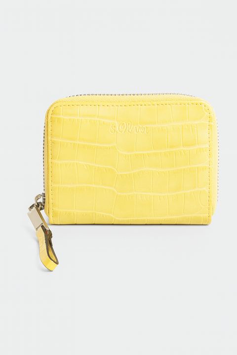 S.Oliver Women's Yellow Leather Wallet |S.Oliver In Lebanon