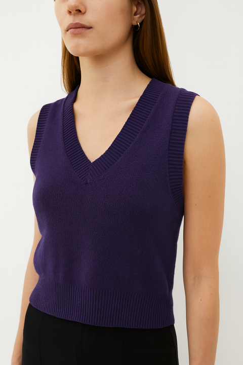 Forever 21 Women's Purple Sleeveless Vest | Forever 21 In Lebanon