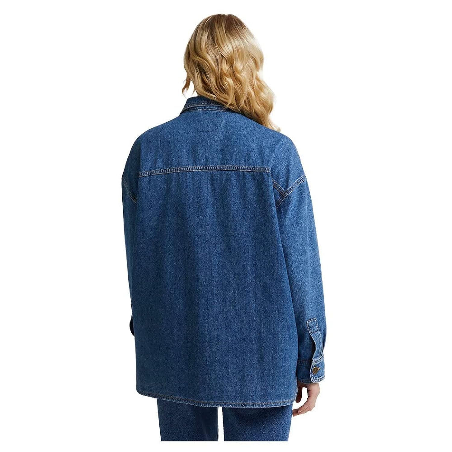 Lee Women's Blue Denim Relaxed Shacket | Lee In Lebanon
