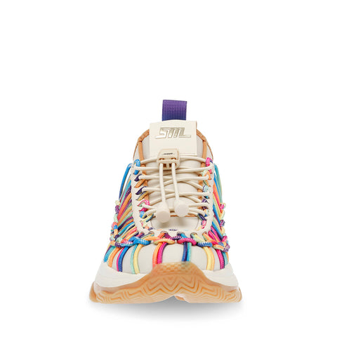 Steve Madden Women's Bone Multi Synthetic Prome Nade Sneakers | Steve Madden In Lebanon