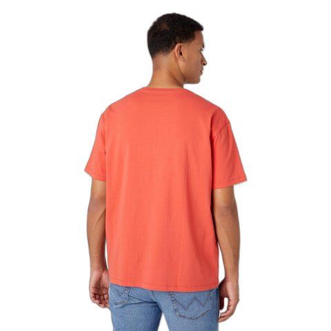 Wrangler Men's Orange Slogan T-Shirt | Wrangler In Lebanon